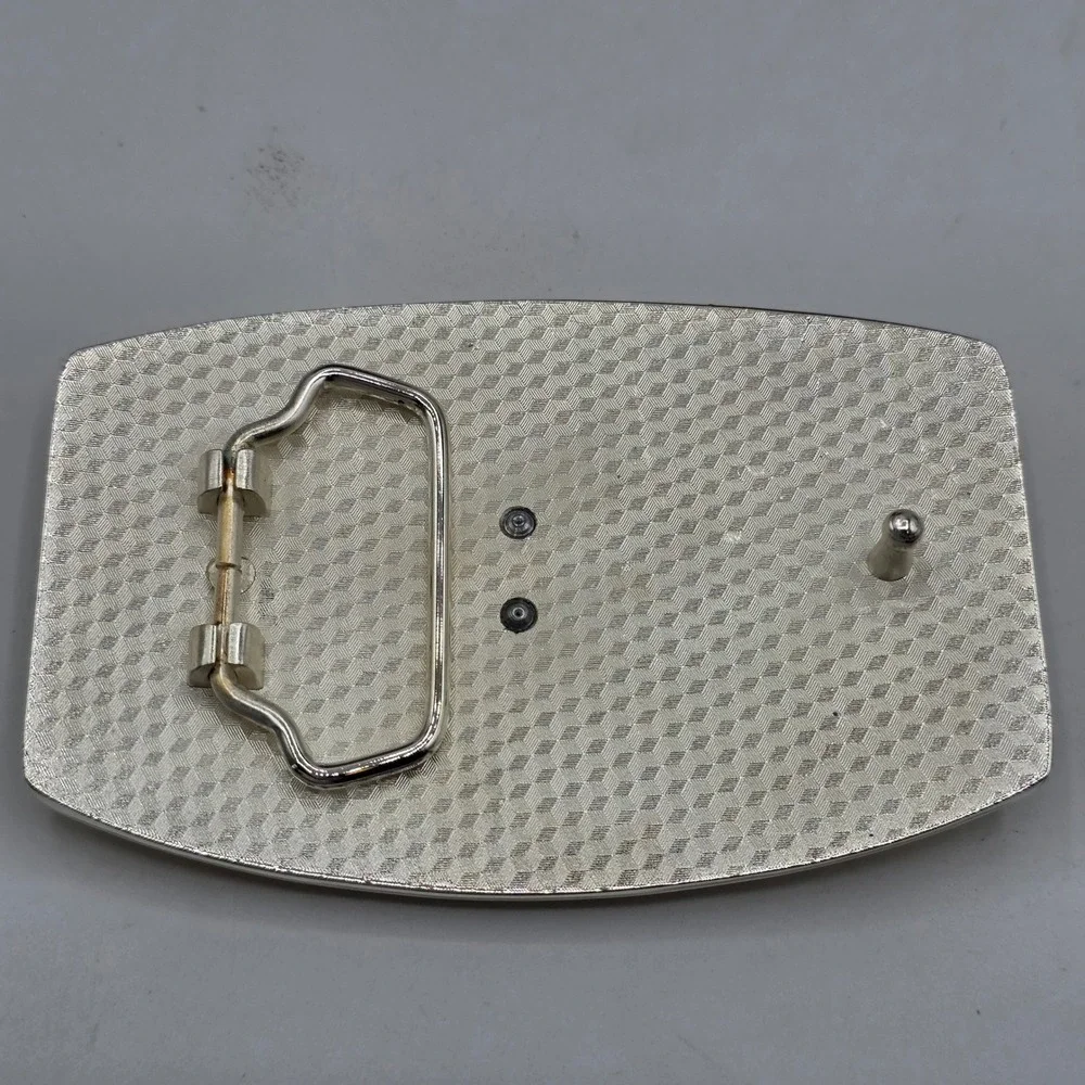 Basketball Dunk #23 Belt Buckle Gold Silver Two Tone Metal Sports Novelty Jordan